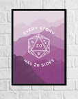 20 Sided Story | Art Print - Mint & Mustard
