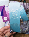 20 Sided Story Bookmark - Mint & Mustard