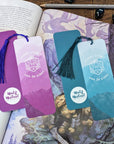 20 Sided Story Bookmark - Mint & Mustard