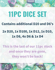 Mystery 11pc Dice Set