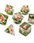Red Cap | Premium Sharp Edge Dice Set