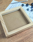 Dice Tray of Many Faces | Natural Wood