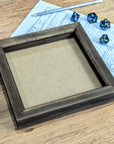 Dice Tray of Many Faces | Rustic Wood