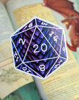 Dragon Scale D20 | Vinyl Sticker