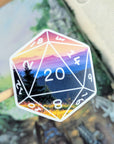 Favoured Terrain D20 | Vinyl Sticker