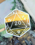 Favoured Terrain D20 | Vinyl Sticker
