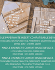 A Book A Day | Kindle Inserts - Mint & Mustard