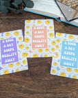 A Book A Day | Kindle Inserts - Mint & Mustard