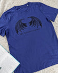 Big Wingspan Energy T-Shirt | Midnight Blue - Mint & Mustard