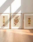 Bohemian | Art Prints - Mint & Mustard