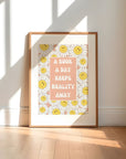Bookish Daisies | Art Prints - Mint & Mustard