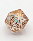 Celestial | Dice Set - Mint & Mustard