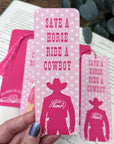 Cowboy Romance Bookmarks - Mint & Mustard