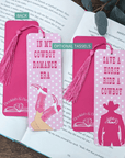 Cowboy Romance Bookmarks - Mint & Mustard