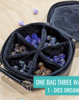 D20 Ita Bag & Dice Organiser - Mint & Mustard