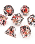 Dagger, Dagger, Dagger | Dice Set - Mint & Mustard