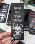Dark Romance Bookmarks - Mint & Mustard