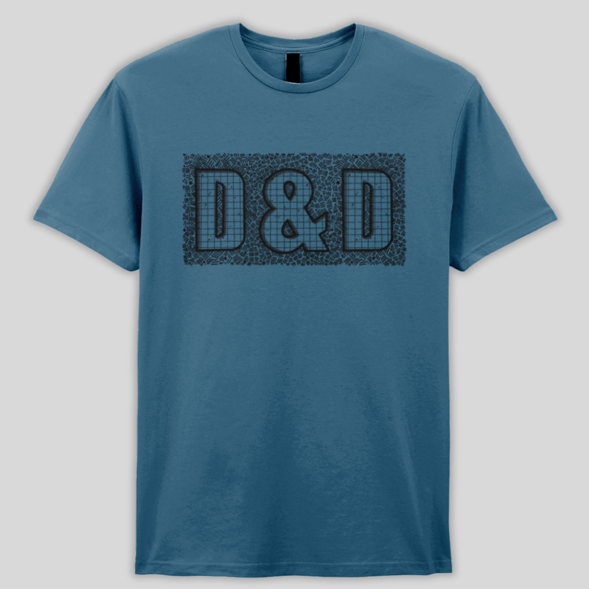 D&D Map T-Shirt - Mint & Mustard