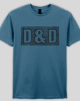 D&D Map T-Shirt - Mint & Mustard