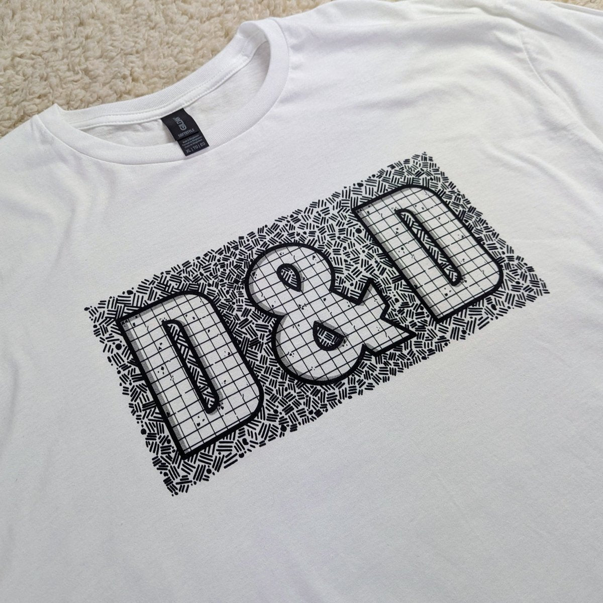 D&D Map T-Shirt - Mint & Mustard