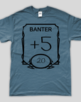 D&D Stats T-Shirt | Banter - Mint & Mustard
