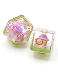 Dead People Tea | Dice Set - Mint & Mustard