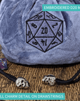 Dice Bag of Holding - Mint & Mustard