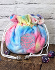 Dice Bag of Holding - Mint & Mustard