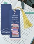 Emotionally Attached Bookmark - Mint & Mustard