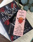 Enemies to Lovers Bookmark - Mint & Mustard