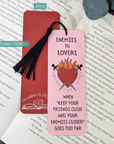 Enemies to Lovers Bookmark - Mint & Mustard