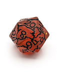 Fractured Lava | Matte Dice Set - Mint & Mustard