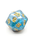 Frozen Lake | Dice Set - Mint & Mustard