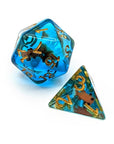 Goldfish Keyleth | Dice Set - Mint & Mustard