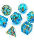 Goldfish Keyleth | Dice Set - Mint & Mustard