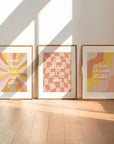 Good Vibes | Art Prints - Mint & Mustard