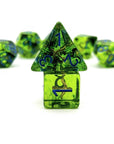 Green Arrow | Dice Set - Mint & Mustard