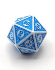 Light Sigil Blue | Dice Set - Mint & Mustard