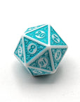 Light Sigil Teal | Dice Set - Mint & Mustard