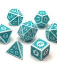 Light Sigil Teal | Dice Set - Mint & Mustard