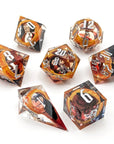 My Precious | Premium Sharp Edge Dice Set - Mint & Mustard