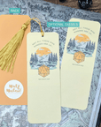 NATURAL 19 - Survival Check Critical Failure Bookmark - Mint & Mustard