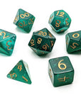 Plane of Earth | Dice Set - Mint & Mustard