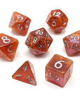Plane of Fire | Dice Set - Mint & Mustard