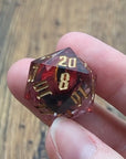 Dragon Eye Red | Premium Liquid Core Dice Set