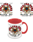 Roll for your Life | Stranger Things Mug in Red - Mint & Mustard