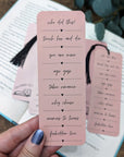 Romance Tropes Bookmarks - Mint & Mustard