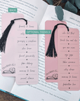 Romance Tropes Bookmarks - Mint & Mustard