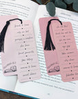 Romance Tropes Bookmarks - Mint & Mustard