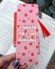 Sucker For a Good Romance Bookmark - Mint & Mustard